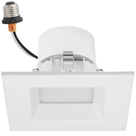 LED DOWNLIGHT SQURAE RETROFIT SMOOTH  4''  5CCT 23785
