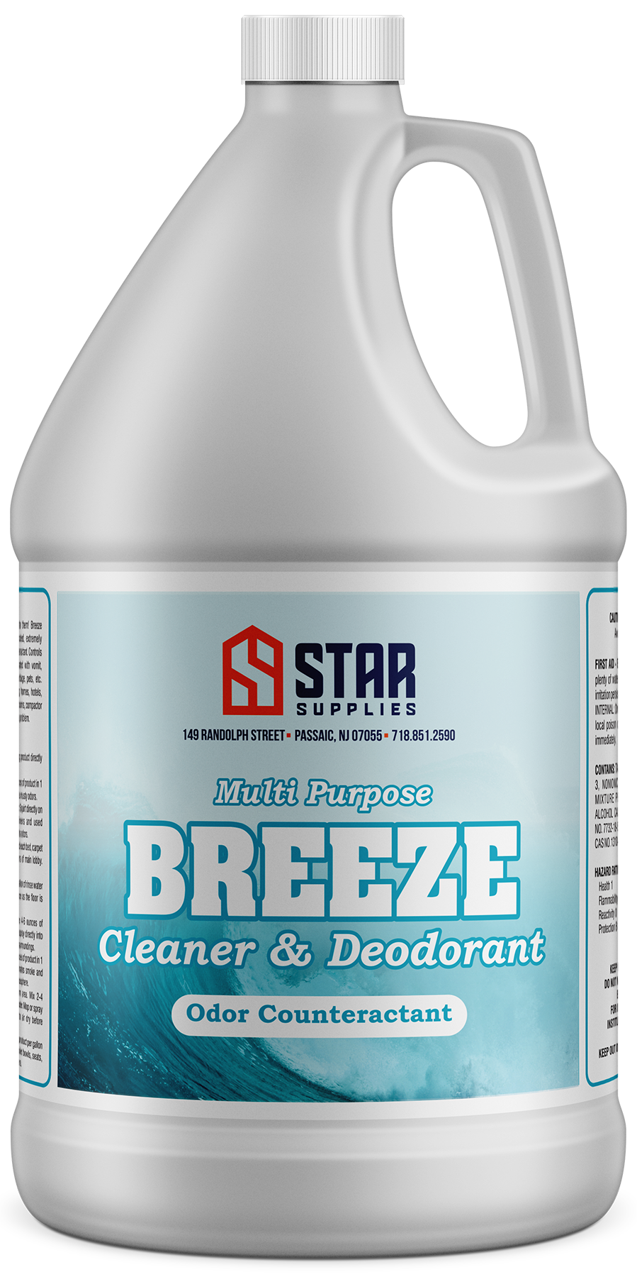 BREEZE MULTI PURPOSE CLEANER & DEODERIZER ( ODER COUNTERACTANT) 1 GAL