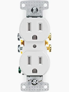 RECEPTACLE DUPLEX OUTLET *TAMPER RESIST* WHITE (TR-270W)