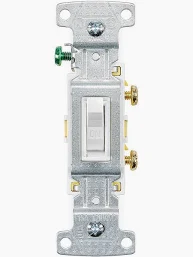 SWITCH SINGLE POLE 15A 120V WHITE (1301W)