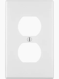 WALL PLATE DUPLEX RECEPTACLE WHITE 2132W