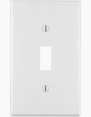 SWITCH COVER PLATE WHITE 2134W