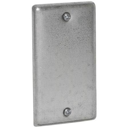 BLANK WALL PLATE 2" X 4" METAL