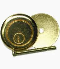 DUMMY RIM CYLINDER POL. BRASS