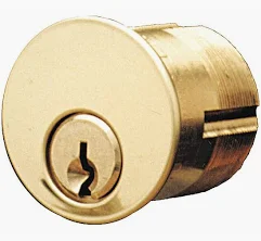 CYLINDER MORTISE ILCO 1-1/4" BRASS KD 7205FA1-03-KD