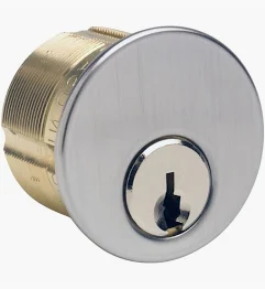 CYLINDER MORTISE 1-1/8" KD ILCO CHROME 7185AA-26D