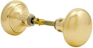 DOOR KNOB BRASS PLATED HB#38
