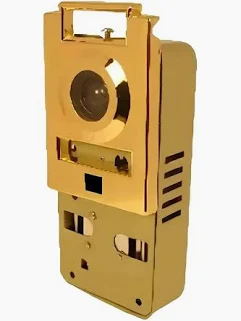 DOOR VIEWER CHIME POLISHED BRASS  TUF 80