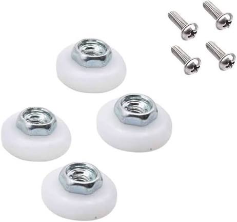SHOWER DOOR ROLLER & FLAT TUB W/SCREW 3/4" WRSDP12