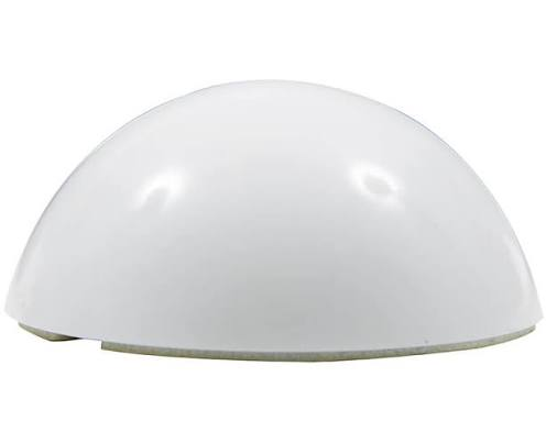 WALL KNOB PROTECTOR DOME STICK BUMBER WHITE 2/PK TUF 6728WH