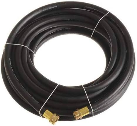 HOSE BLACK HOT WATER 5/8" X 25'