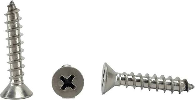 SCREWS SHEET METAL FLAT HEAD PHILIP #10 X 1-1/2"