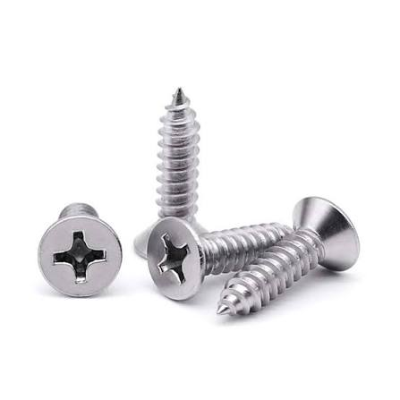 SCREWS  SHEET METAL FLAT HEAD PHILIP #8 X 3/4"