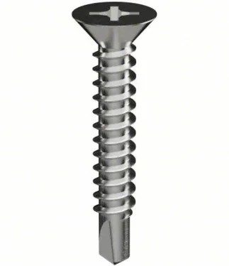 SCREWS SHEET METAL SELF DRILL FLAT HEAD PHILIP #10 X 2-1/2"