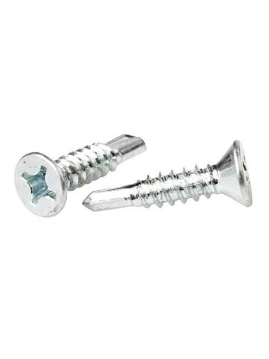 SCREWS SHEET METAL SELF DRILL FLAT HEAD PHILIP #8 X 3/4"