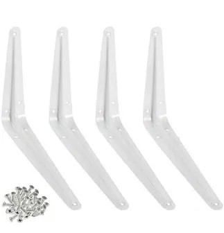 SHELF BRACKET WHITE 6 X 8 TUF40206