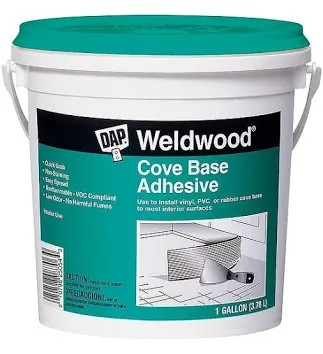 ADHESIVE COVE BASE 1/GAL DAP 25054