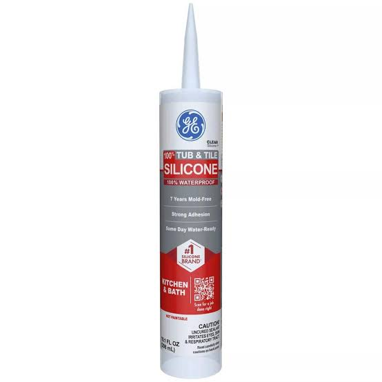 SILICONE SEALENT CLEAR KITCHEN & BATH 9.8 OZ GE #612