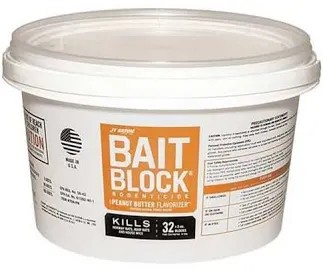 RAT/MOUSE KILLER EATON BAIT BLOCK "PEANUT FLAVOR" 4LB