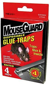 MOUSE GLUE TRAP 4/PK HBA1011
