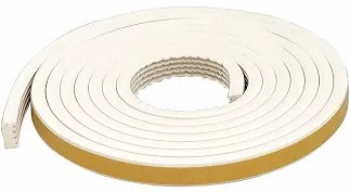 WEATHER STRIP SEAL WHITE 3/4" X 1/4" X 17' L342A