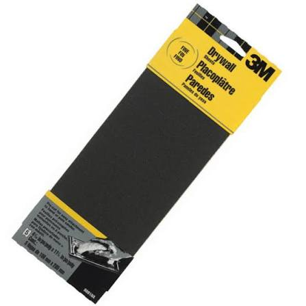 DRYWALL SANDPAPER SHEETS 4-3/16 X 11 X FINE