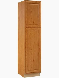 UTILITY CABINET 18"W X 24"D X 84"H COUNTRY OAK