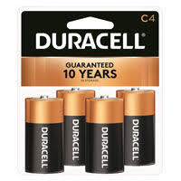 DURACELL COPPER TOP USA  C BATTERY 4/PACK 1374149