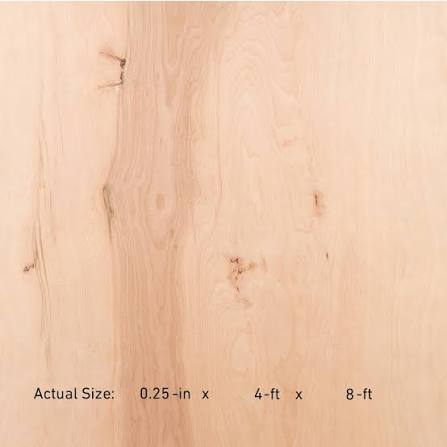 PLYWOOD BIRCH 3/4" 4' X 8'